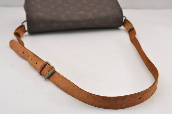 Authentic Louis Vuitton Monogram Cartouchiere GM Shoulder Bag Old Model 8829J