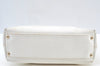 Authentic CHANEL Vintage Caviar Skin Shoulder Hand Bag Purse White 8831H
