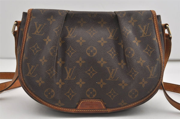 Authentic Louis Vuitton Monogram Menilmontant PM M40474 Shoulder Cross Bag 8831I