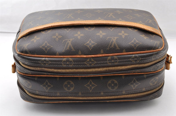 Authentic Louis Vuitton Monogram Reporter PM Shoulder Bag M45254 Junk 8832I