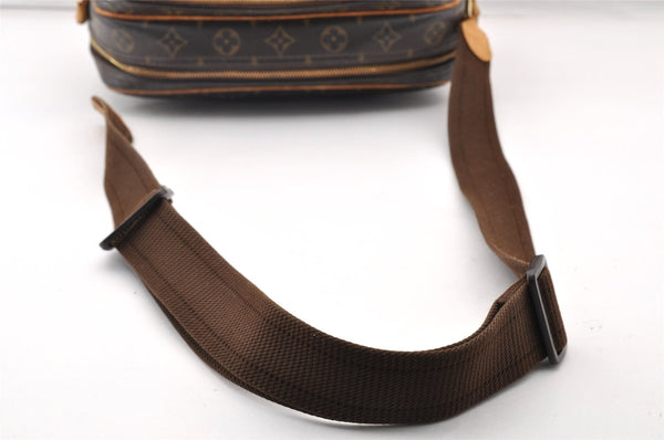 Authentic Louis Vuitton Monogram Reporter PM Shoulder Bag M45254 Junk 8832I