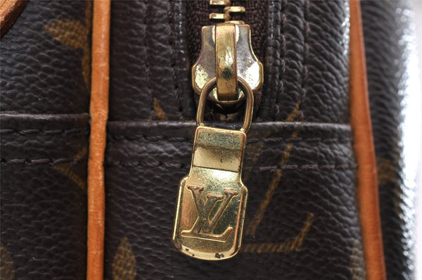 Authentic Louis Vuitton Monogram Reporter PM Shoulder Bag M45254 Junk 8832I