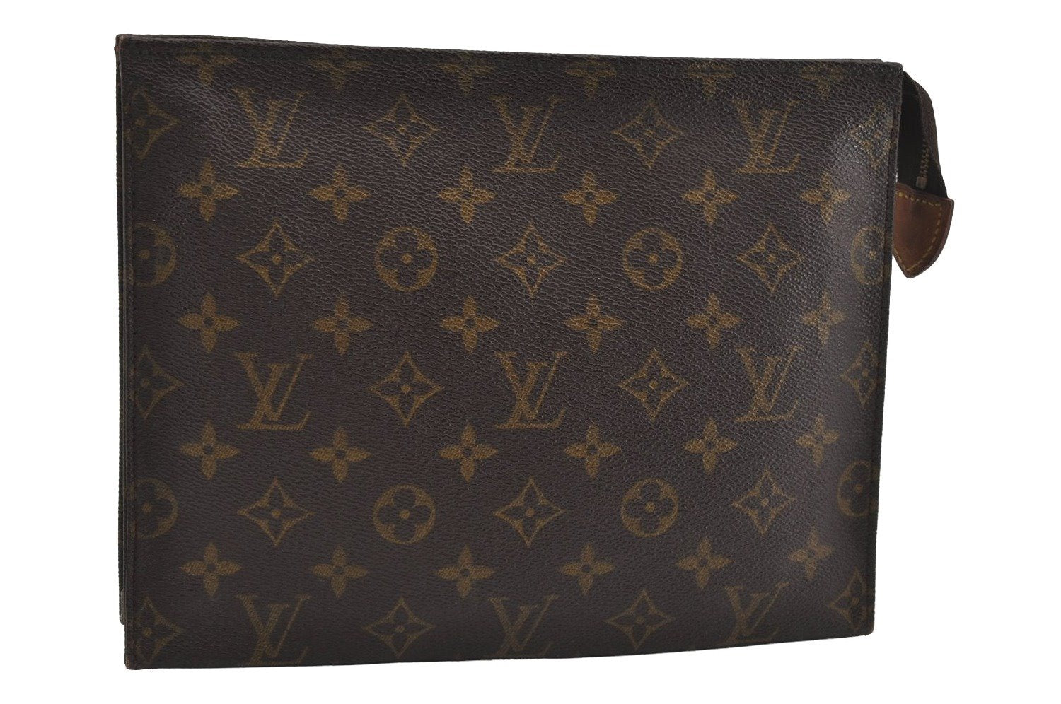 Auth Louis Vuitton Monogram Poche Toilette 26 M47542 Cosmetics Pouch Junk 8833I