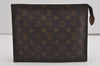 Auth Louis Vuitton Monogram Poche Toilette 26 M47542 Cosmetics Pouch Junk 8833I