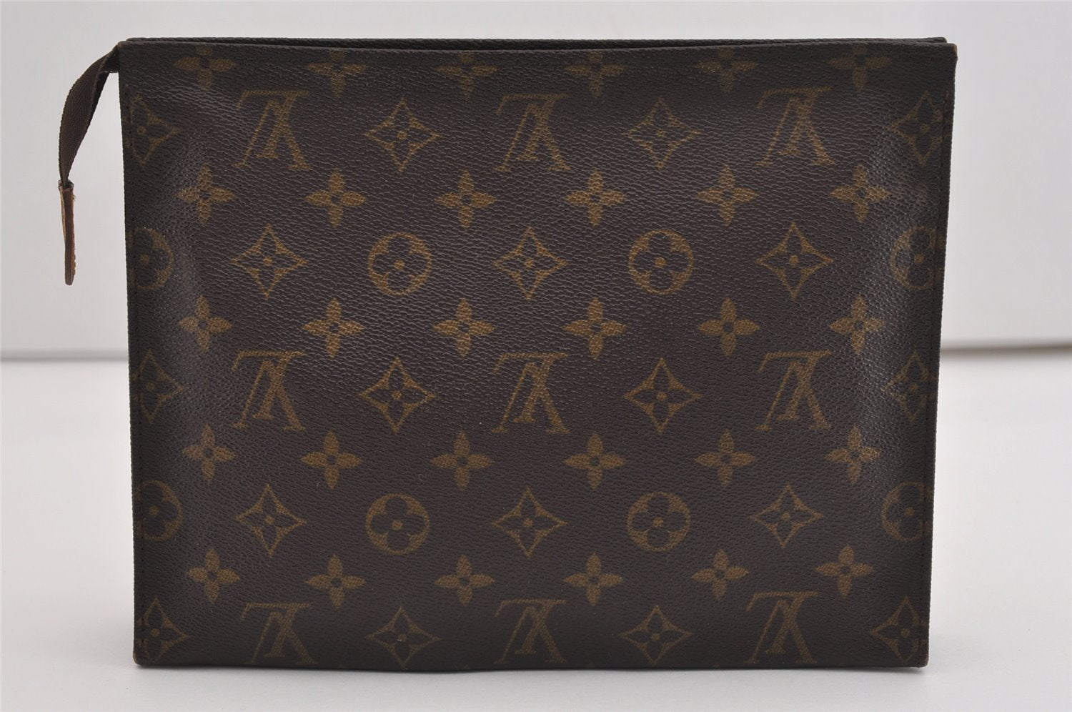 Auth Louis Vuitton Monogram Poche Toilette 26 M47542 Cosmetics Pouch Junk 8833I