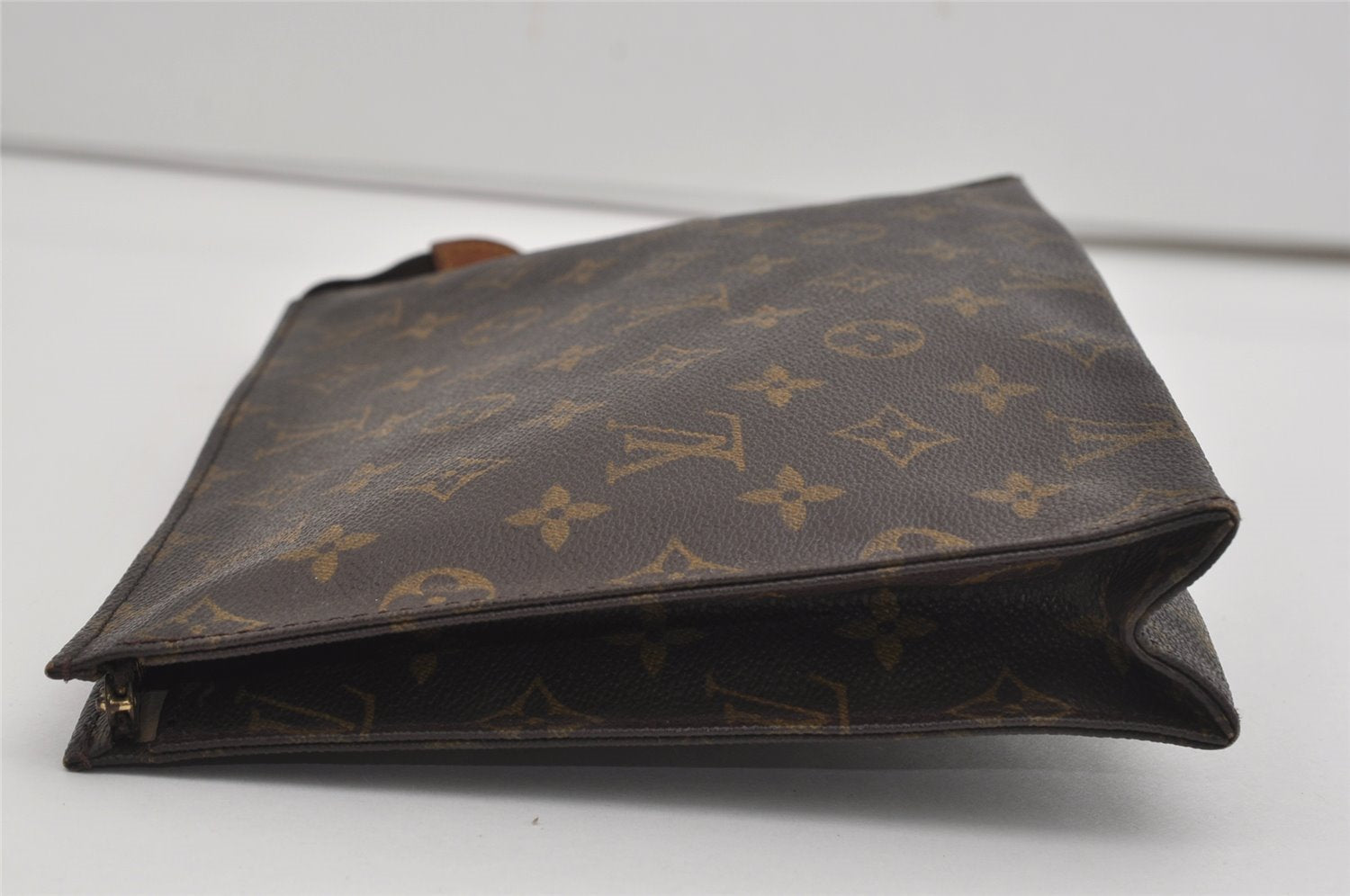 Auth Louis Vuitton Monogram Poche Toilette 26 M47542 Cosmetics Pouch Junk 8833I