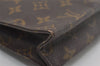 Auth Louis Vuitton Monogram Poche Toilette 26 M47542 Cosmetics Pouch Junk 8833I