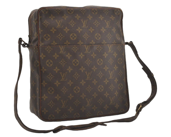 Authentic Louis Vuitton Monogram Marceau Shoulder Cross Body Bag Old Model 8835I