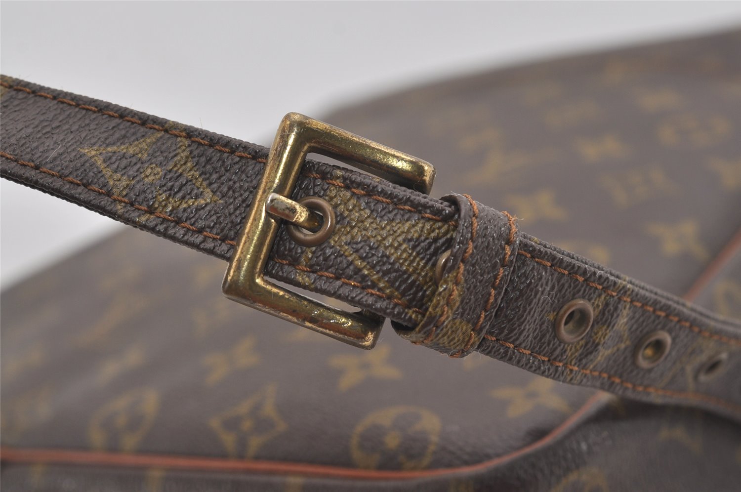 Authentic Louis Vuitton Monogram Marceau Shoulder Cross Body Bag Old Model 8835I