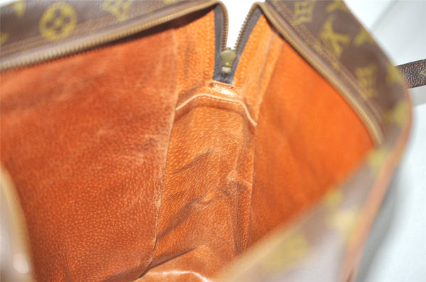 Authentic Louis Vuitton Monogram Marceau Shoulder Cross Body Bag Old Model 8835I