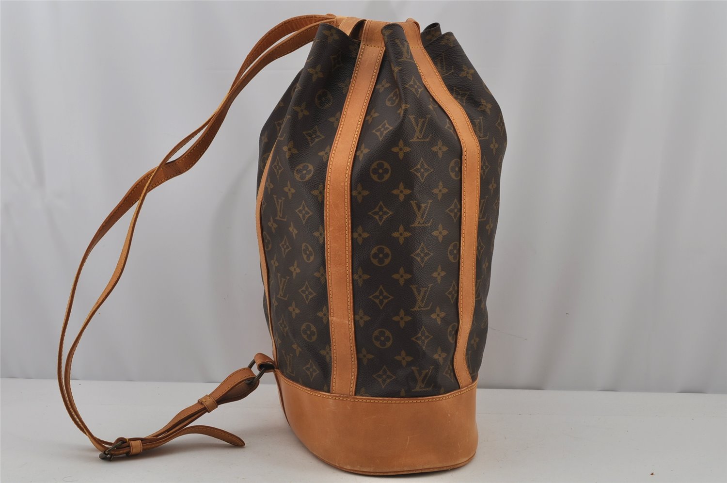 Authentic Louis Vuitton Monogram Randonnee GM Shoulder Bag M42244 LV 8835J