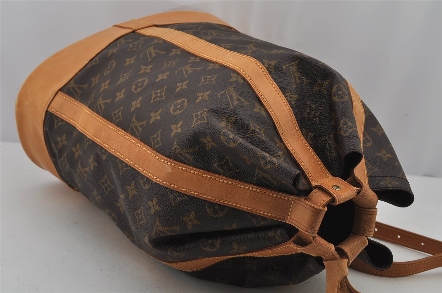 Authentic Louis Vuitton Monogram Randonnee GM Shoulder Bag M42244 LV 8835J
