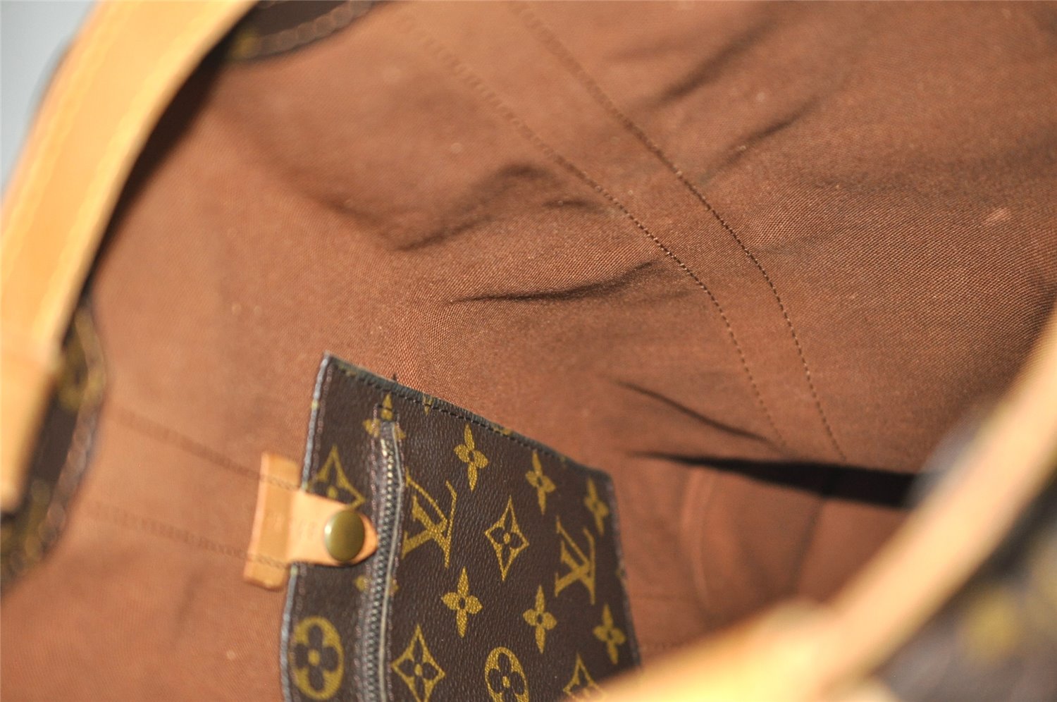 Authentic Louis Vuitton Monogram Randonnee GM Shoulder Bag M42244 LV 8835J