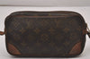 Auth Louis Vuitton Monogram Marly Dragonne PM Clutch Hand Bag Old Model LV 8836I