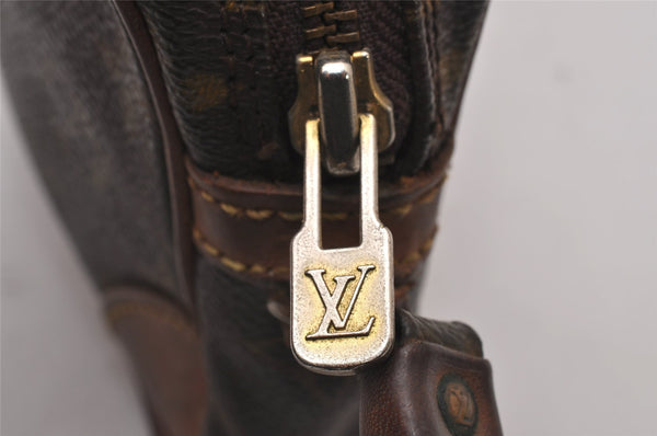 Auth Louis Vuitton Monogram Marly Dragonne PM Clutch Hand Bag Old Model LV 8836I