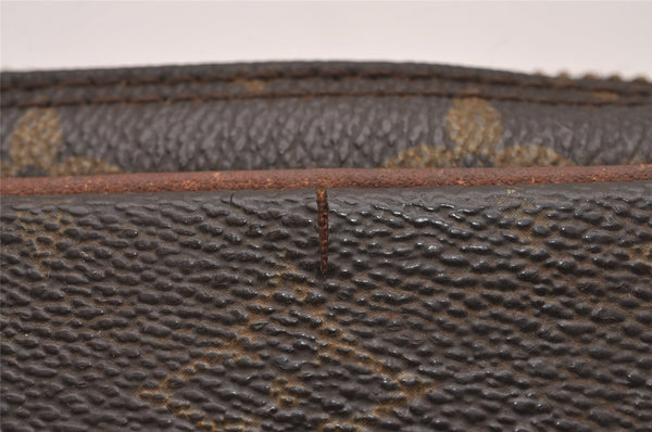 Auth Louis Vuitton Monogram Marly Dragonne PM Clutch Hand Bag Old Model LV 8836I