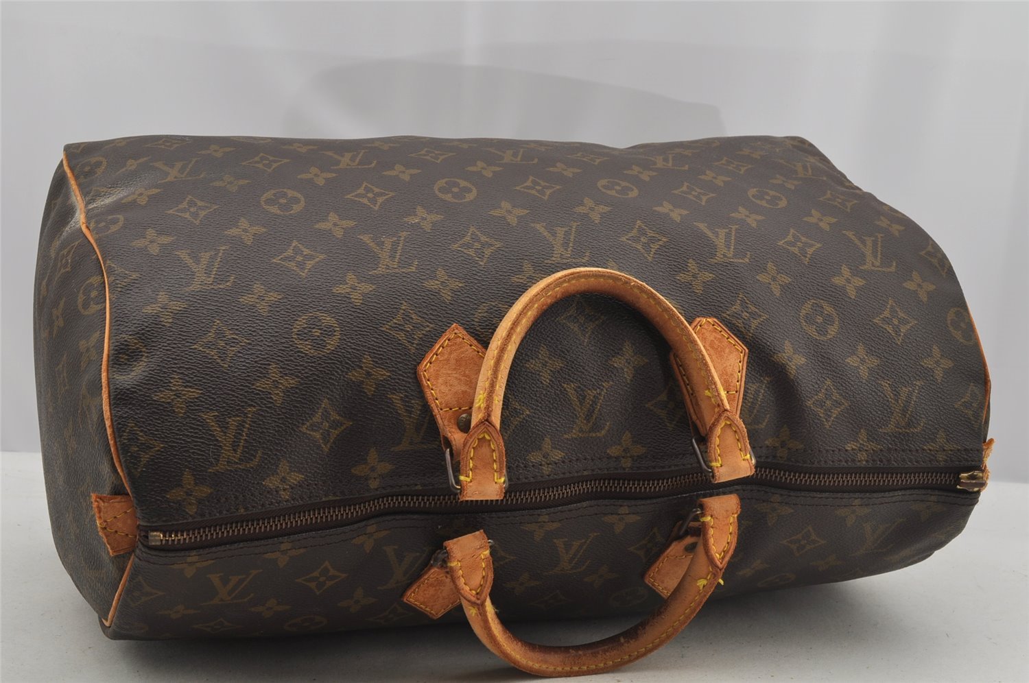 Authentic Louis Vuitton Monogram Speedy 40 Hand Boston Bag M41522 LV Junk 8837I