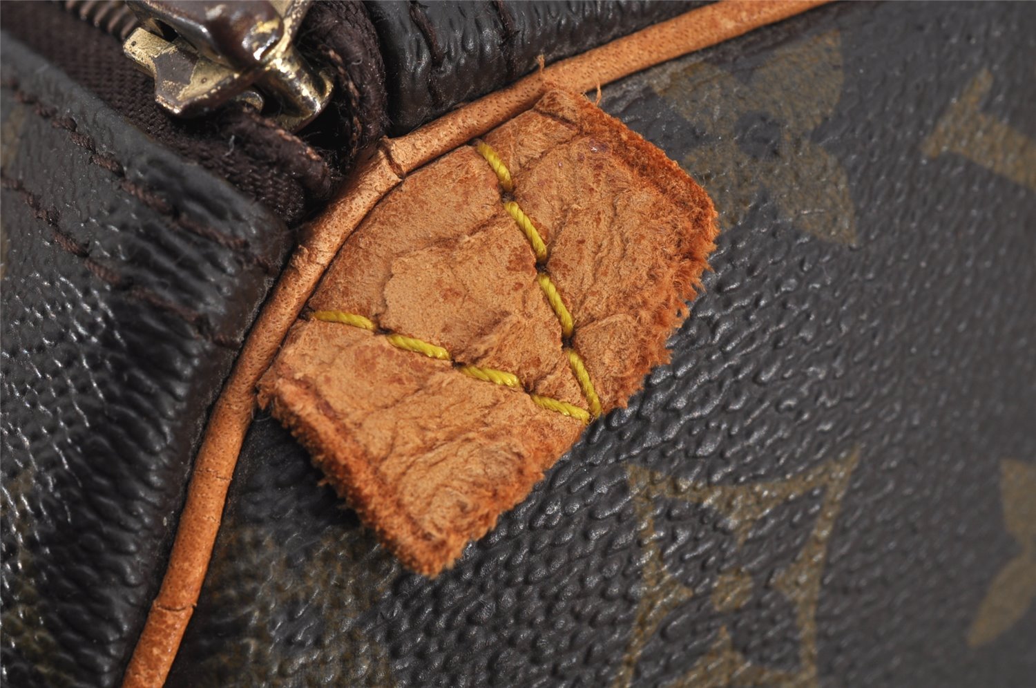 Authentic Louis Vuitton Monogram Speedy 40 Hand Boston Bag M41522 LV Junk 8837I