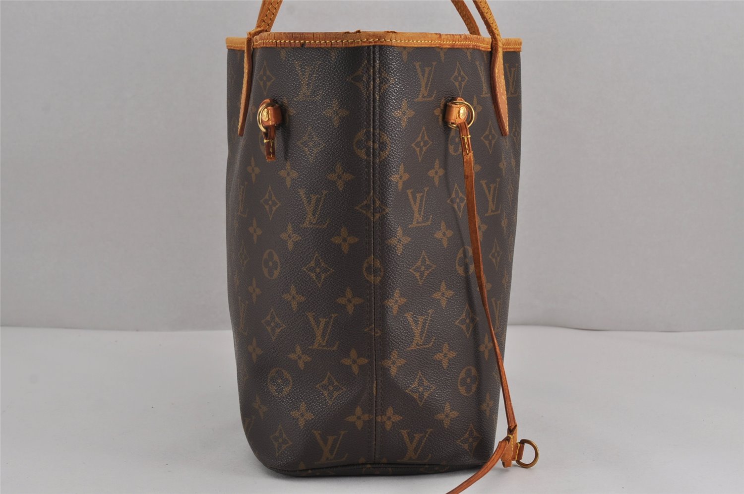 Auth Louis Vuitton Monogram Neverfull MM Shoulder Tote Bag M40156 Junk 8837J