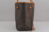 Auth Louis Vuitton Monogram Neverfull MM Shoulder Tote Bag M40156 Junk 8837J