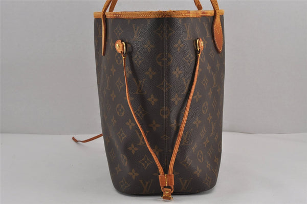 Auth Louis Vuitton Monogram Neverfull MM Shoulder Tote Bag M40156 Junk 8837J