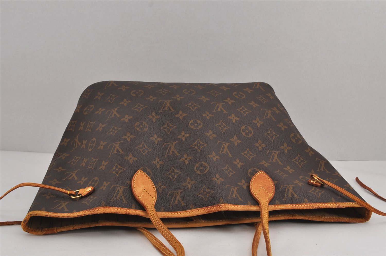 Auth Louis Vuitton Monogram Neverfull MM Shoulder Tote Bag M40156 Junk 8837J