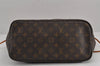 Auth Louis Vuitton Monogram Neverfull MM Shoulder Tote Bag M40156 Junk 8837J