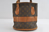 Auth Louis Vuitton Monogram Bucket PM Shoulder Tote Bag USA Model LV Junk 8838I