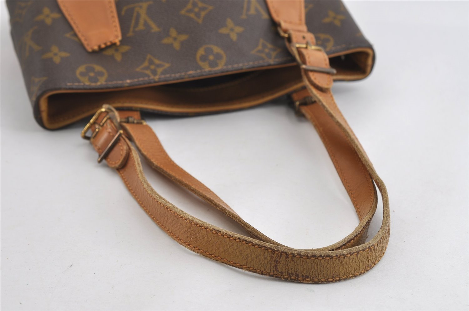 Auth Louis Vuitton Monogram Bucket PM Shoulder Tote Bag USA Model LV Junk 8838I