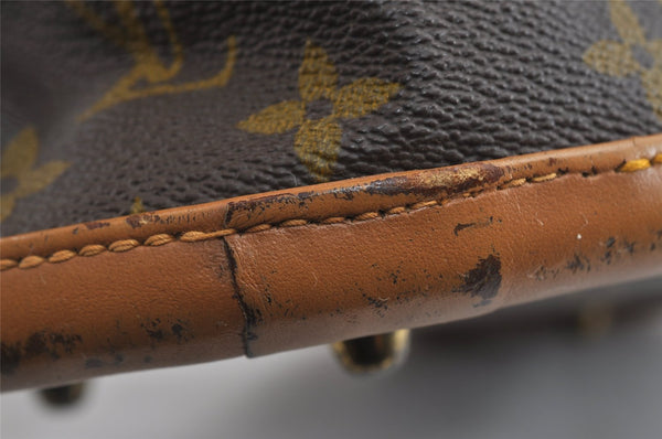 Auth Louis Vuitton Monogram Bucket PM Shoulder Tote Bag USA Model LV Junk 8838I