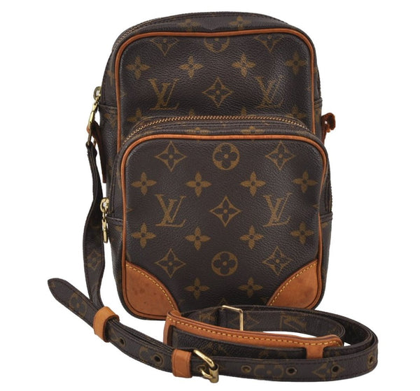 Authentic Louis Vuitton Monogram Amazone Shoulder Cross Bag M45236 Junk 8838J
