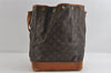 Authentic Louis Vuitton Monogram Noe Shoulder Drawstring Bag M42224 LV 8839I