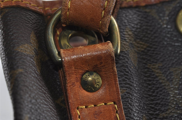 Authentic Louis Vuitton Monogram Noe Shoulder Drawstring Bag M42224 LV 8839I