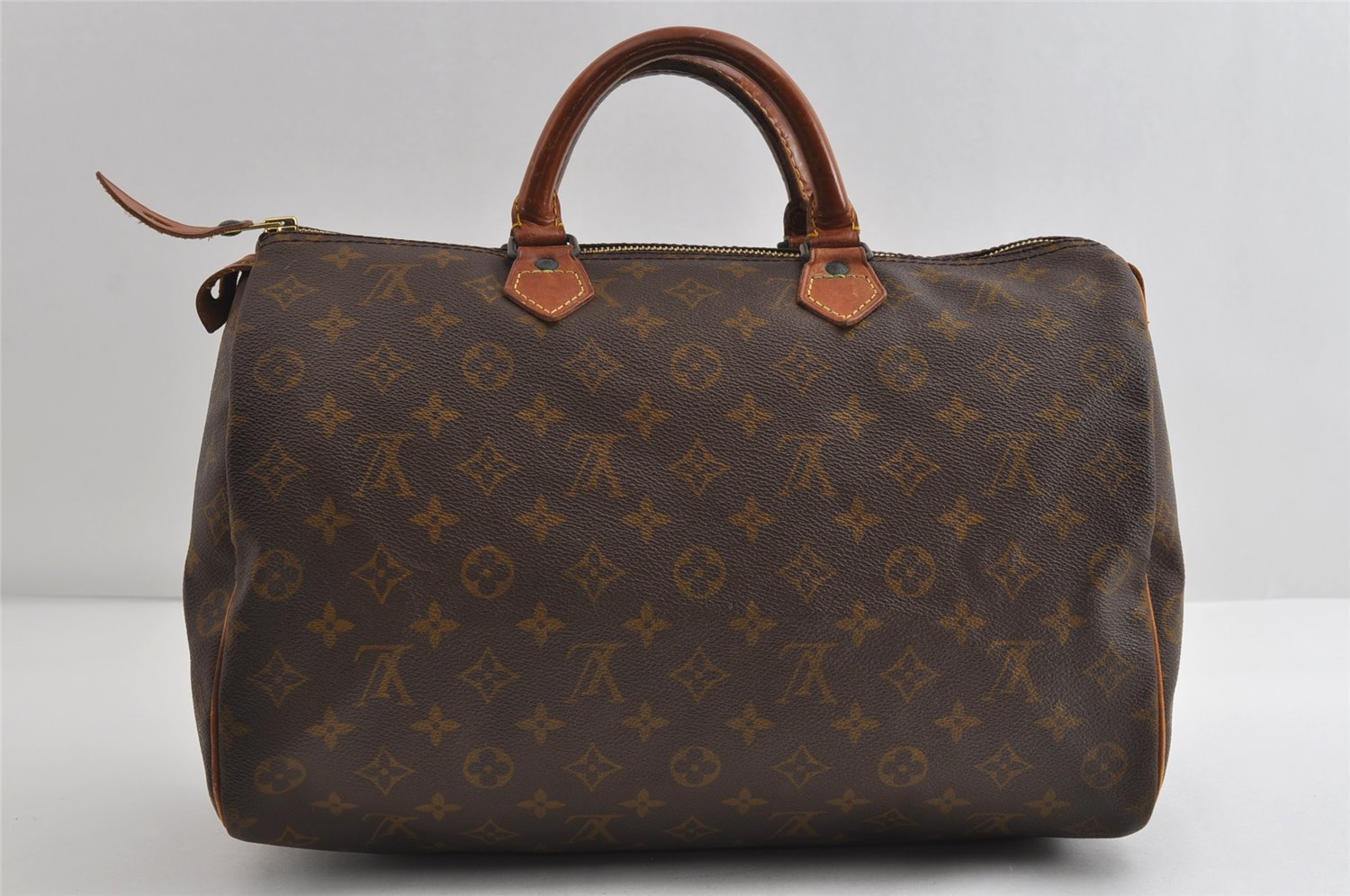 Authentic Louis Vuitton Monogram Speedy 35 Hand Boston Bag Old Model LV 8840I