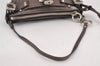 Authentic Chloe Vintage Mini Paddington Leather Hand Bag Pouch Purse Gray 8840J