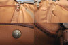 Authentic CELINE Macadam Blason Clutch Hand Bag Purse PVC Leather Brown 8840M