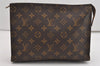 Authentic Louis Vuitton Monogram Poche Toilette 26 M47542 Cosmetics Pouch 8842I