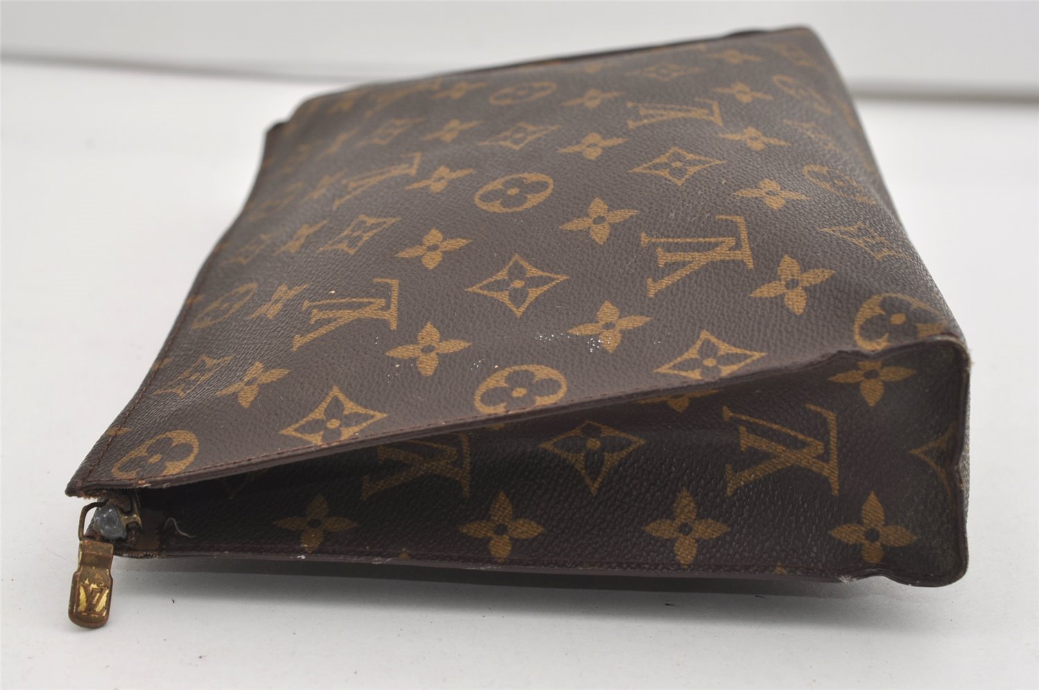 Authentic Louis Vuitton Monogram Poche Toilette 26 M47542 Cosmetics Pouch 8842I