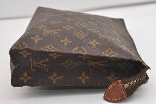 Authentic Louis Vuitton Monogram Poche Toilette 26 M47542 Cosmetics Pouch 8842I
