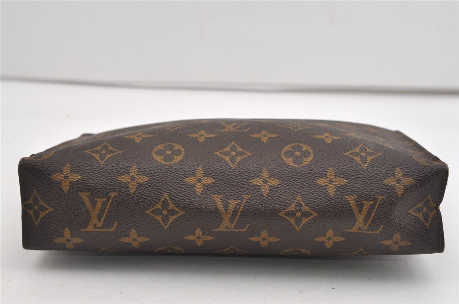 Authentic Louis Vuitton Monogram Poche Toilette 26 M47542 Cosmetics Pouch 8842I