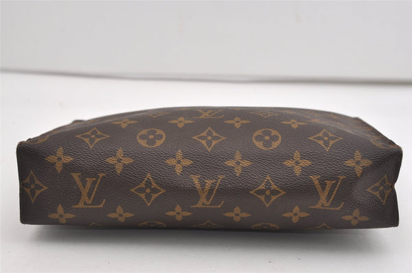 Authentic Louis Vuitton Monogram Poche Toilette 26 M47542 Cosmetics Pouch 8842I