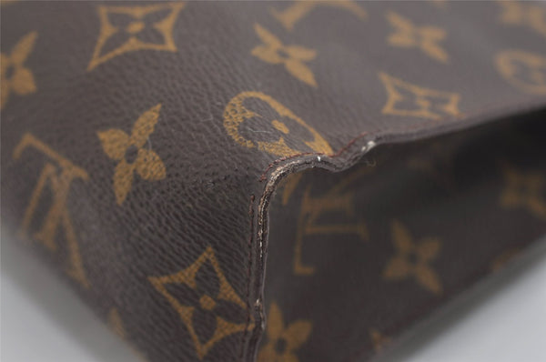 Authentic Louis Vuitton Monogram Poche Toilette 26 M47542 Cosmetics Pouch 8842I