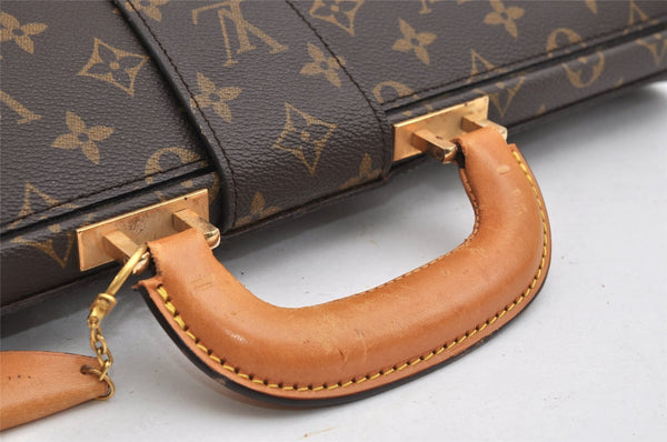 Authentic Louis Vuitton Monogram Serviette Fermoir Briefcase M53305 LV 8842J