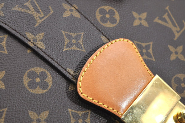 Authentic Louis Vuitton Monogram Serviette Fermoir Briefcase M53305 LV 8842J