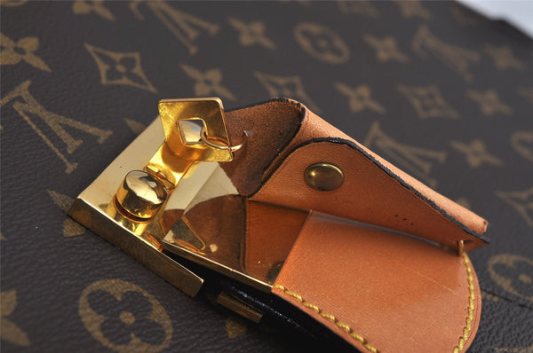 Authentic Louis Vuitton Monogram Serviette Fermoir Briefcase M53305 LV 8842J