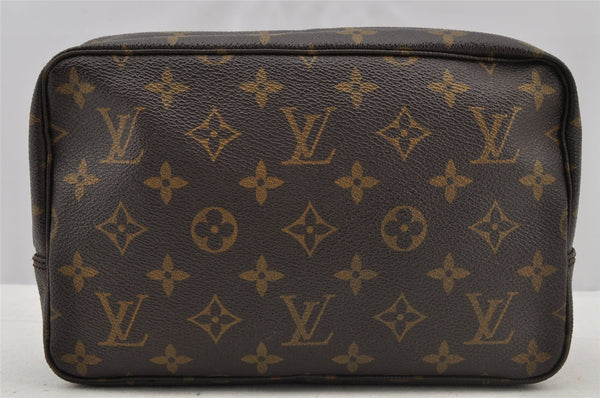 Auth Louis Vuitton Monogram Trousse Toilette 23 Clutch Bag M47524 Junk 8843I