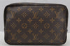 Auth Louis Vuitton Monogram Trousse Toilette 23 Clutch Bag M47524 Junk 8843I