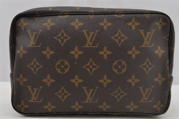 Auth Louis Vuitton Monogram Trousse Toilette 23 Clutch Bag M47524 Junk 8843I