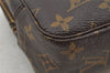 Auth Louis Vuitton Monogram Trousse Toilette 23 Clutch Bag M47524 Junk 8843I
