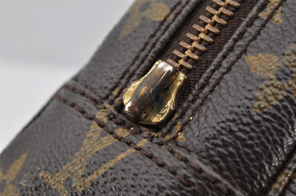 Auth Louis Vuitton Monogram Trousse Toilette 23 Clutch Bag M47524 Junk 8843I